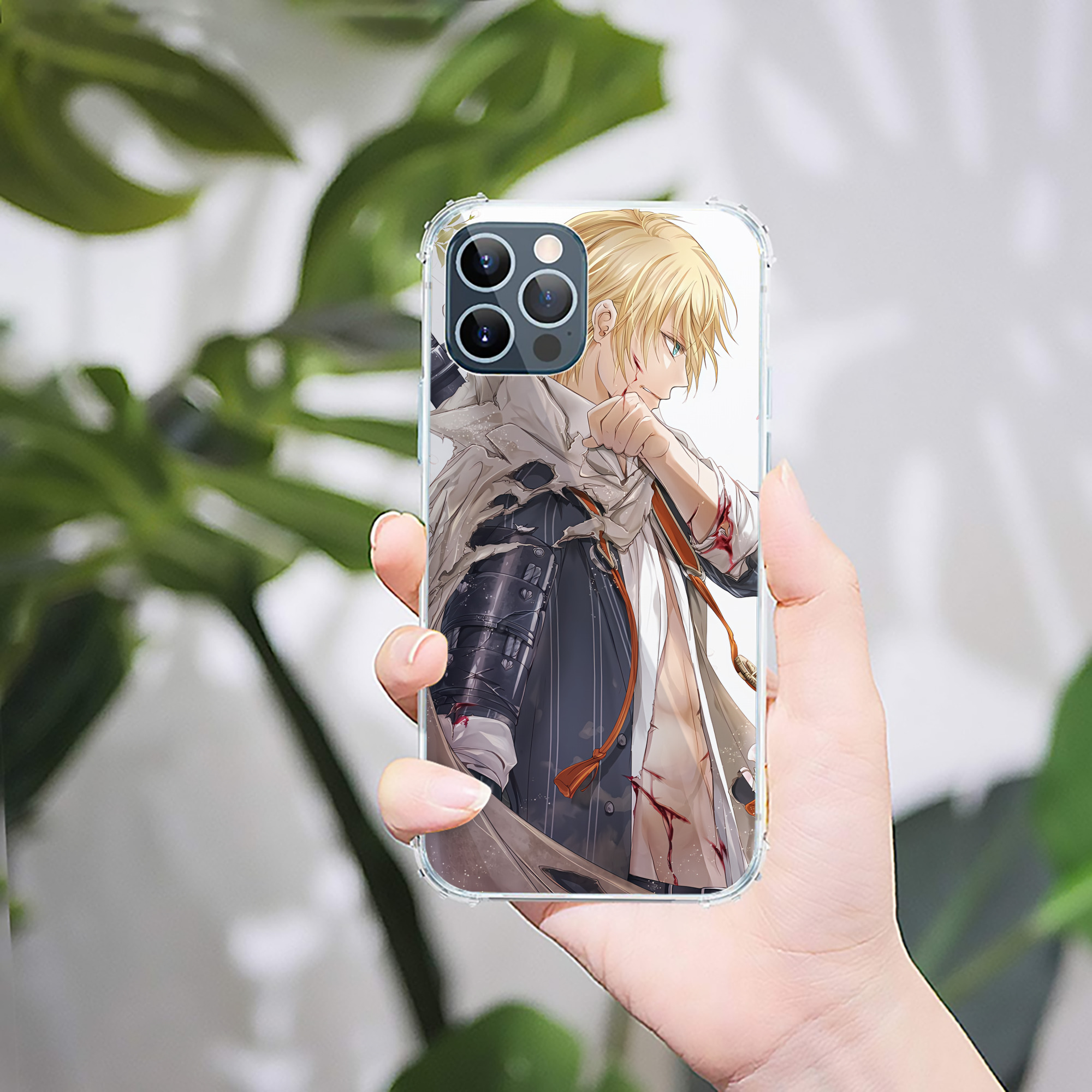 （画像用） 刀剣乱舞 Touken Ranbu 【iPhone 12シリーズ対応】透明スマホケース（クリアソフトケース）